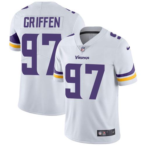 Men 2019 Minnesota Vikings 97 Griffen white Nike Vapor Untouchable Limited NFL Jersey